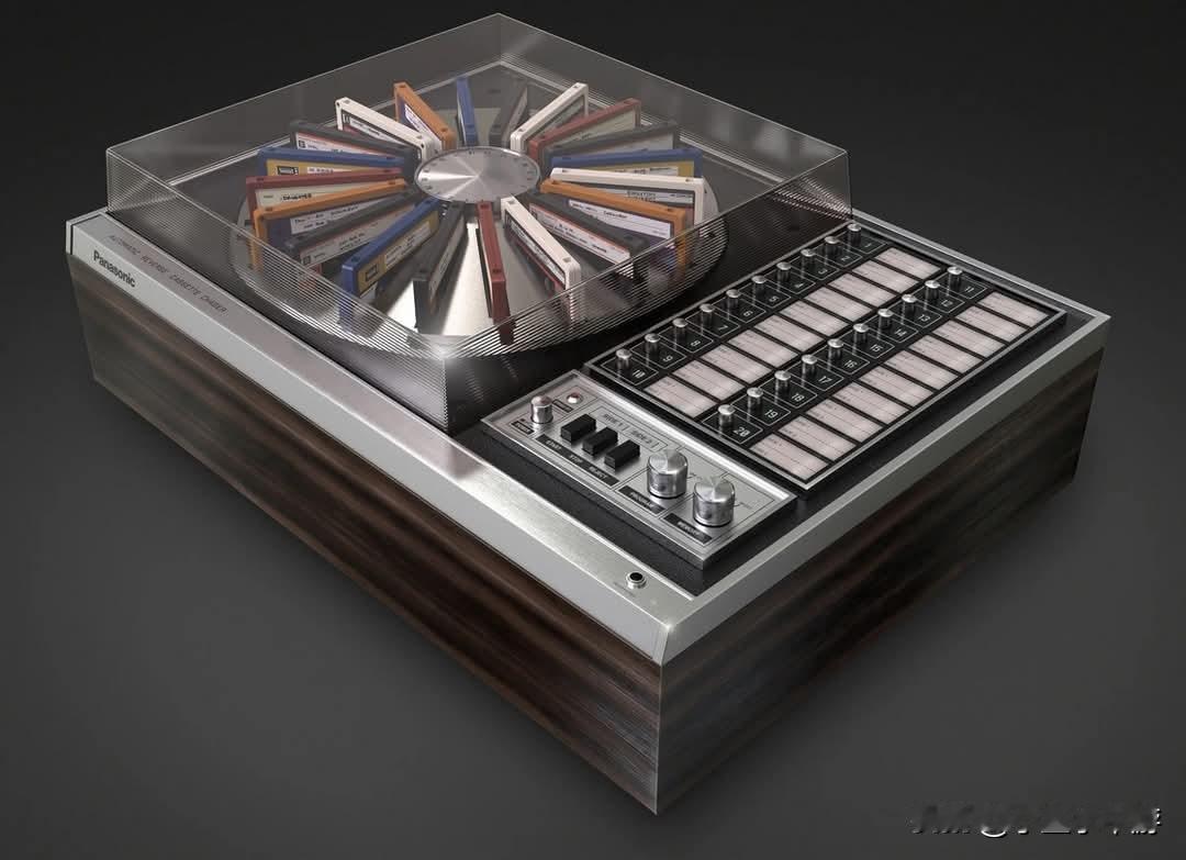 日本松下RS-296US转盘式磁带播放机（1972年款）
 
这是一款工程学杰作