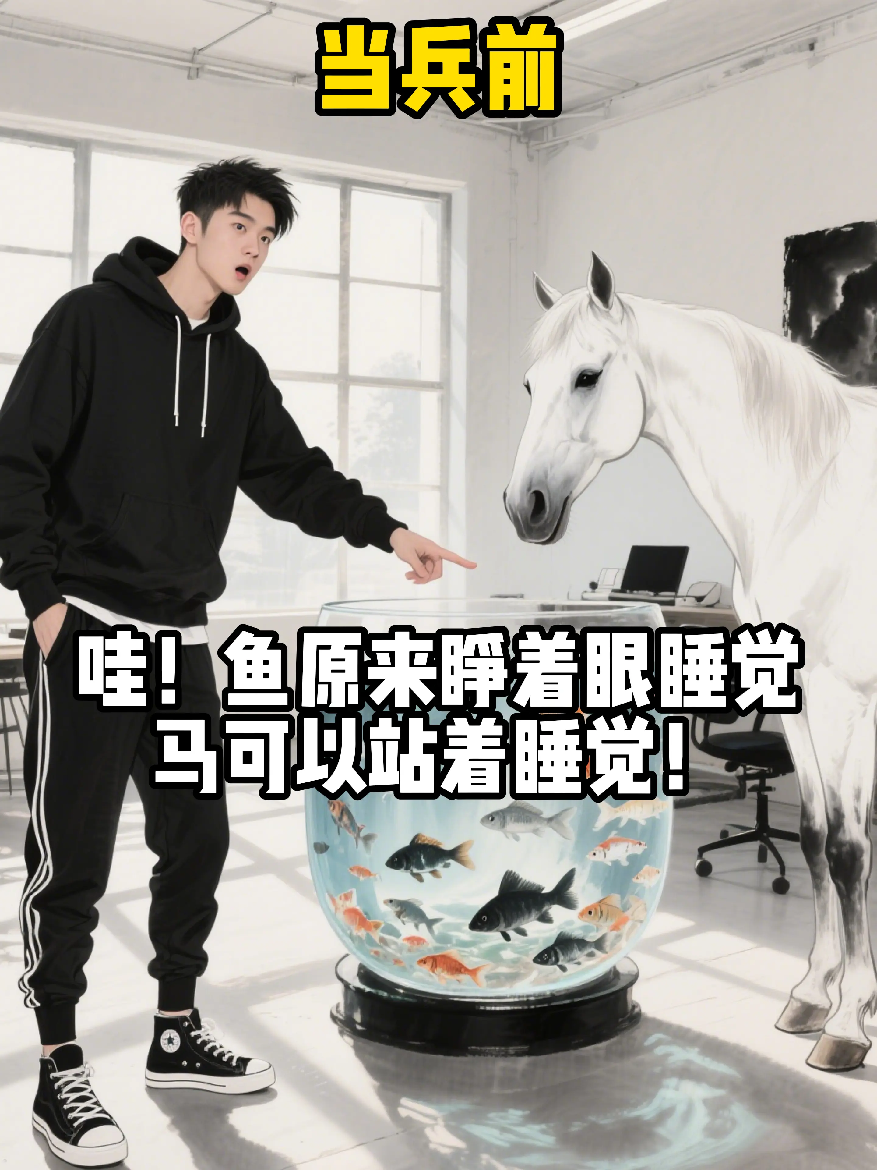 兵哥哥的睡眠质量这么好的吗？。