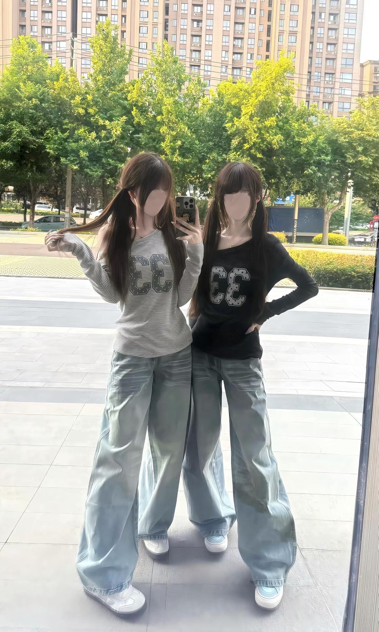谁情感漠视了 想理的人我能不理吗ootd 穿搭 双子 对镜拍