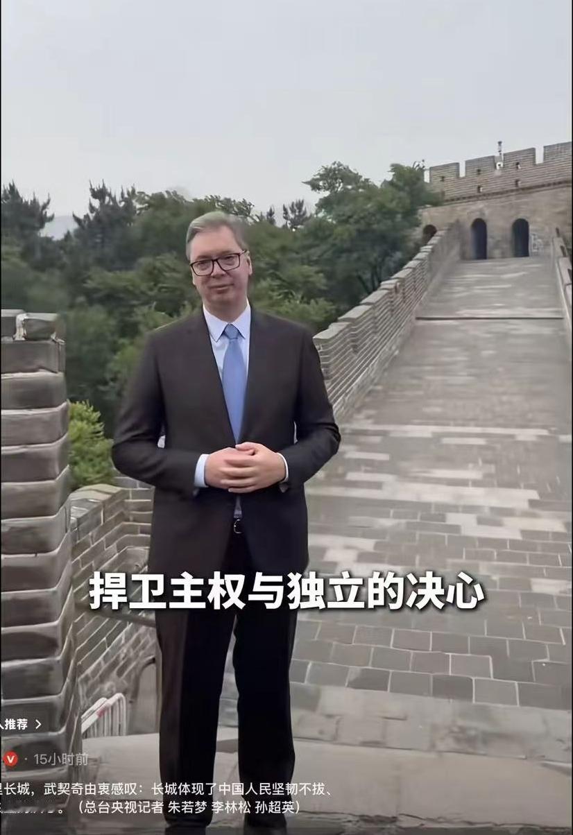 我查了一下武契奇，
才知道这个人有多么不简单，
别看他才56岁，身高足足1米98