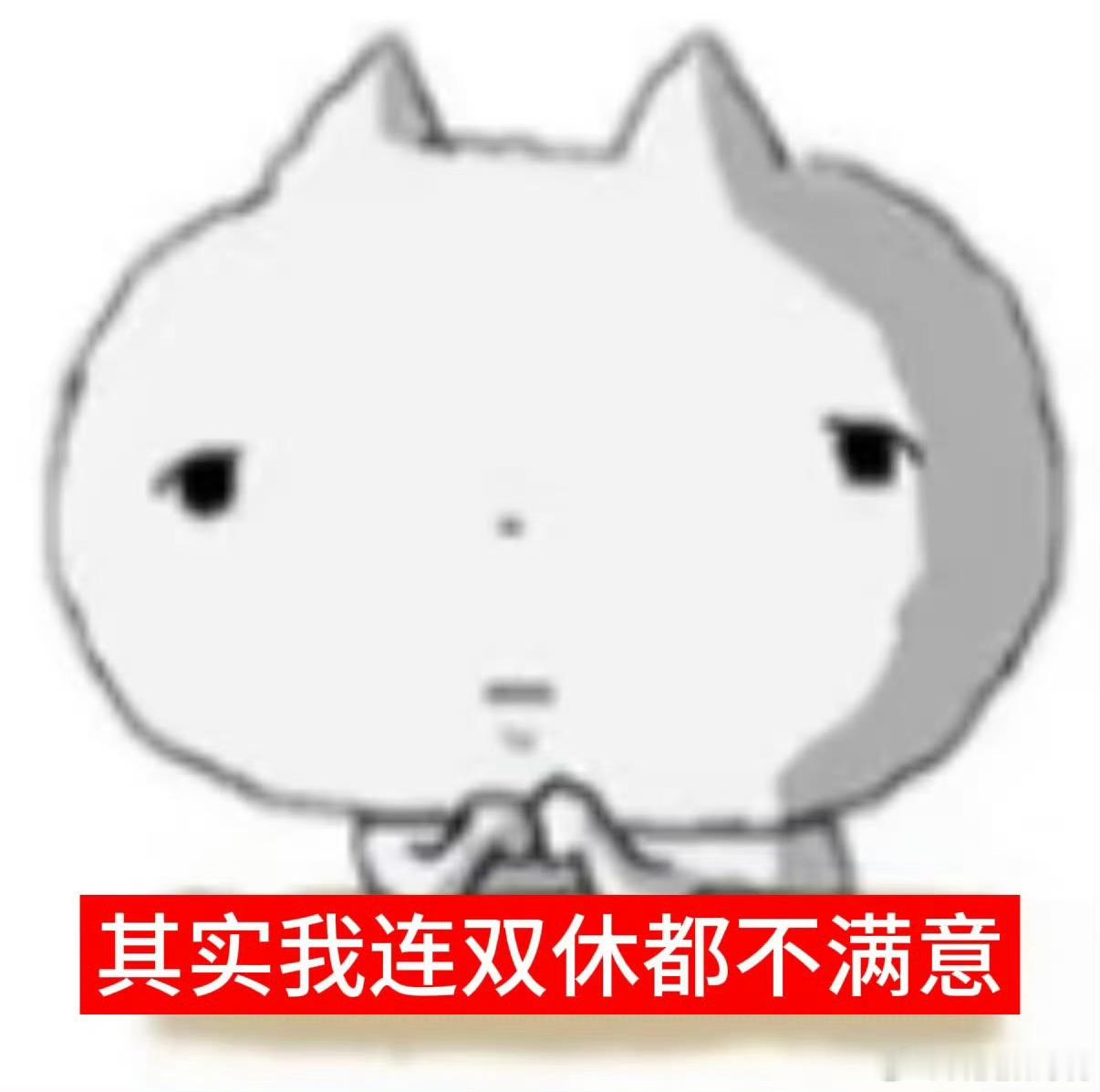 其实我连双休都不满意过两天给你降薪1/3 上4休3看你慌不慌吧今年大环境这么差不