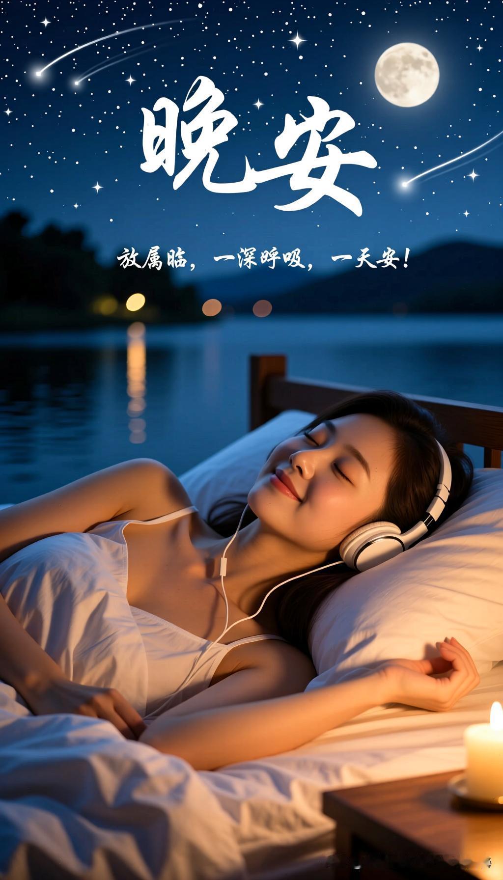 《晚安》——温馨助眠语晚安心语 晚安治愈图 

一天的疲惫渐渐散去，夜幕轻轻降临