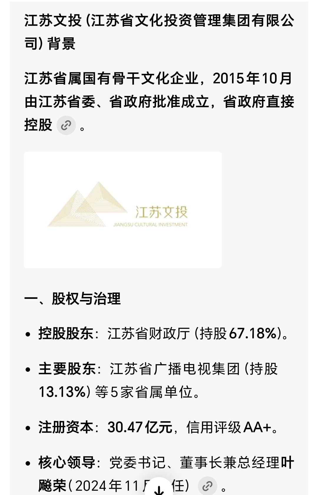 造谣江苏文投的胆子真大，这可不是私企，而是国企，还有江苏文投是江苏文化领域投资企