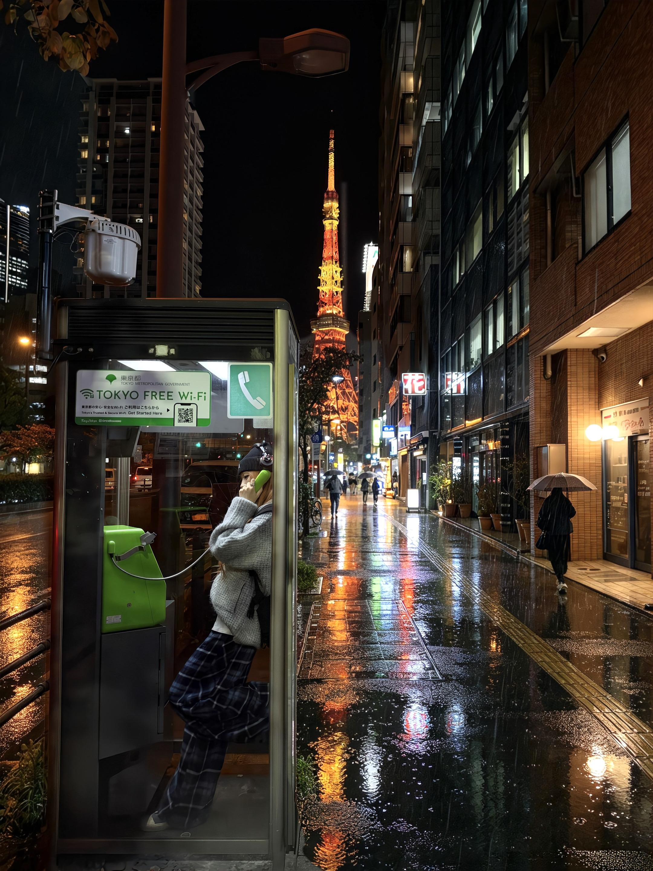 “东京下雨 淋湿巴黎”
