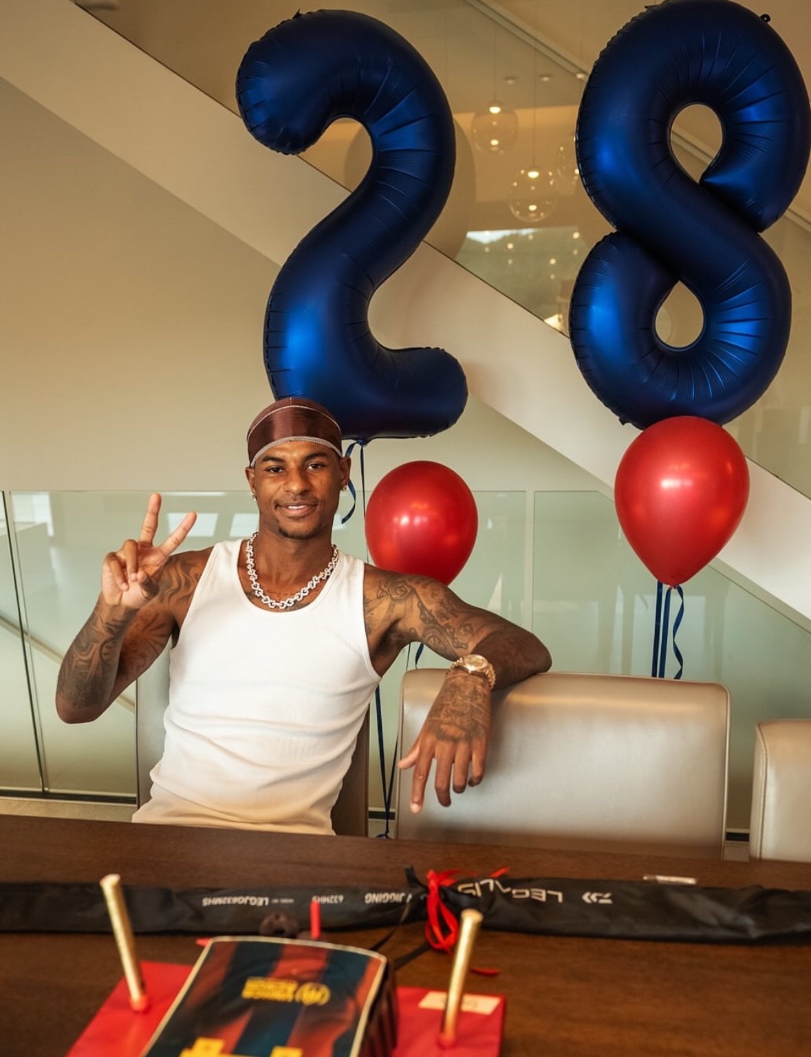 拉什福德过28岁生日快乐[蛋糕][蛋糕][蛋糕][蛋糕][蛋糕]巴萨热点现场至死