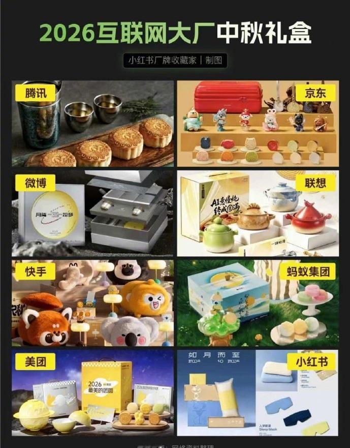 2026大厂中秋礼盒内卷大赛开始了。