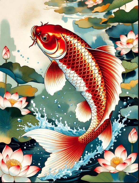 锦鲤附体！转发这张图，好运连连，心想事成～愿你成为被幸运眷顾的那条锦鲤！ 