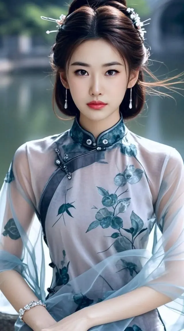<p>AI水墨佳人 </p>