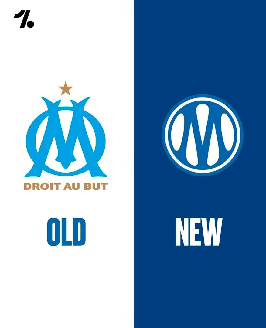 馬賽換隊徽，新舊logo鍾意邊個？新舊冇所謂 