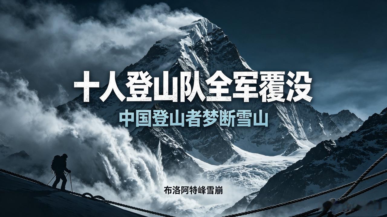 万丈雪山无情吞噬！10位世界级登山家全员遇难，中国勇士离圆梦只差一步

谁也未曾