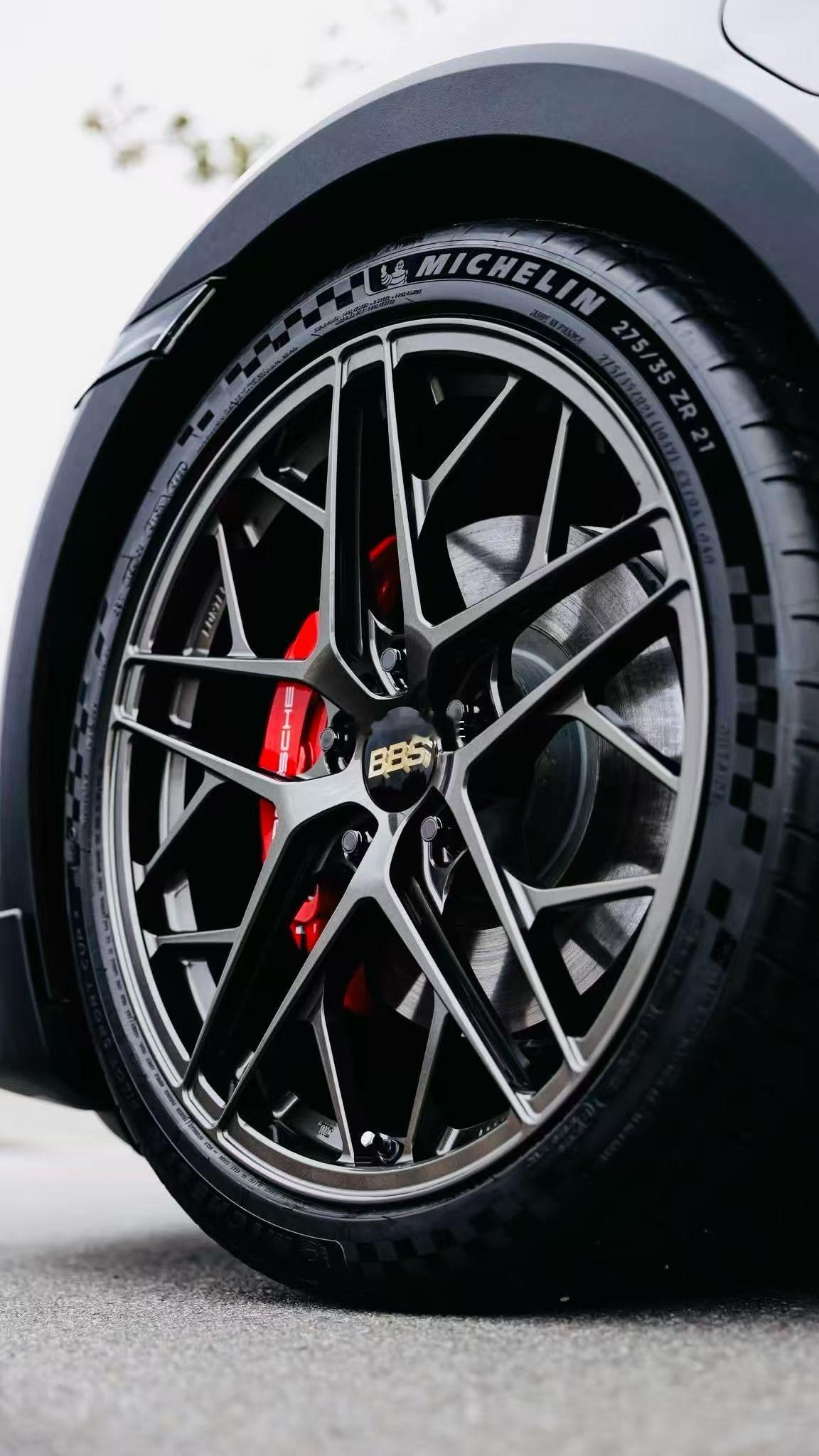 日本BBS FL FORTEGA锻造轮毂🈴保时捷Taycan 971 帕拉梅拉