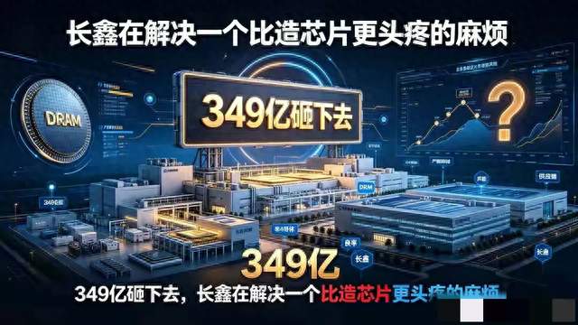 349亿砸向封测线，长鑫这步棋戳破了国产存储最扎心的短板