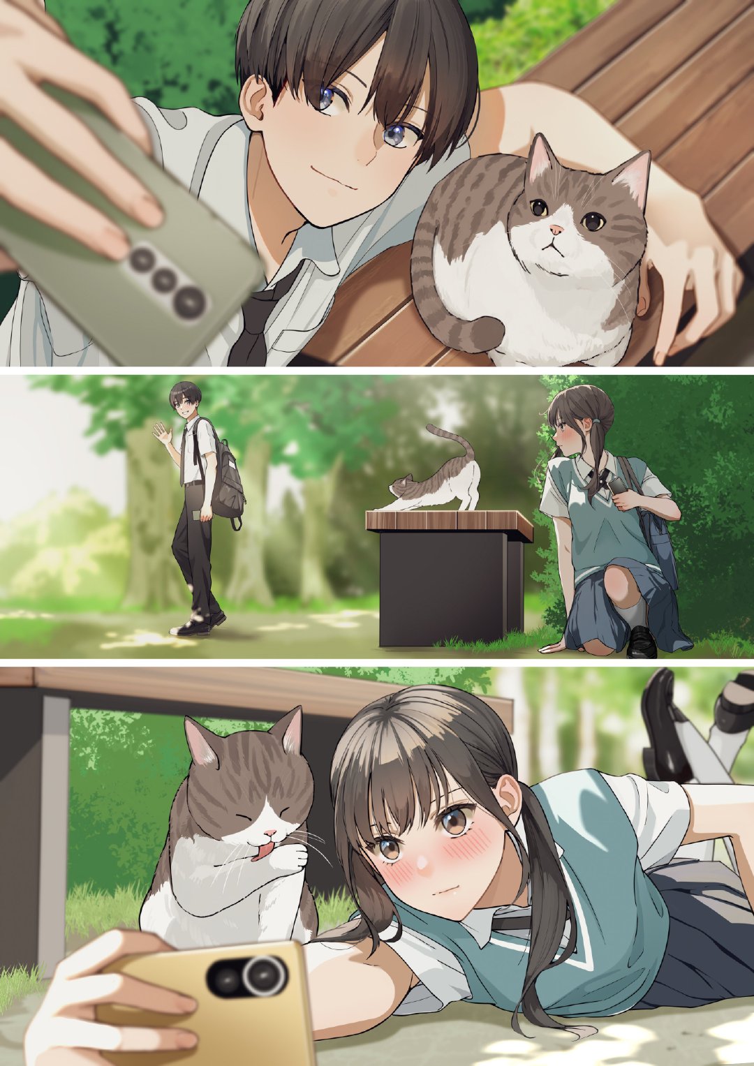 #漫视界企划# 和喜欢的人间接同框啦[害羞] ​​​