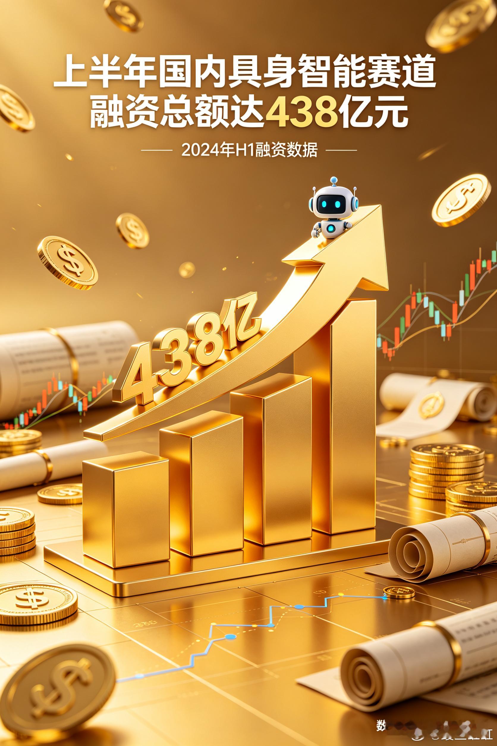 今年上半年国内具身智能赛道融资总额达438亿元，资本投资重心从概念赛道转向考核项