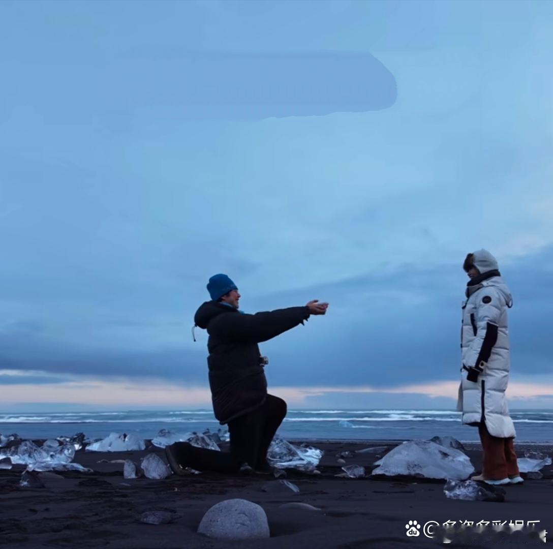 孙丞潇冰岛求婚金莎两人是姐弟恋，刚开始质疑声很多，没想到两人没有受到任何影响，顺