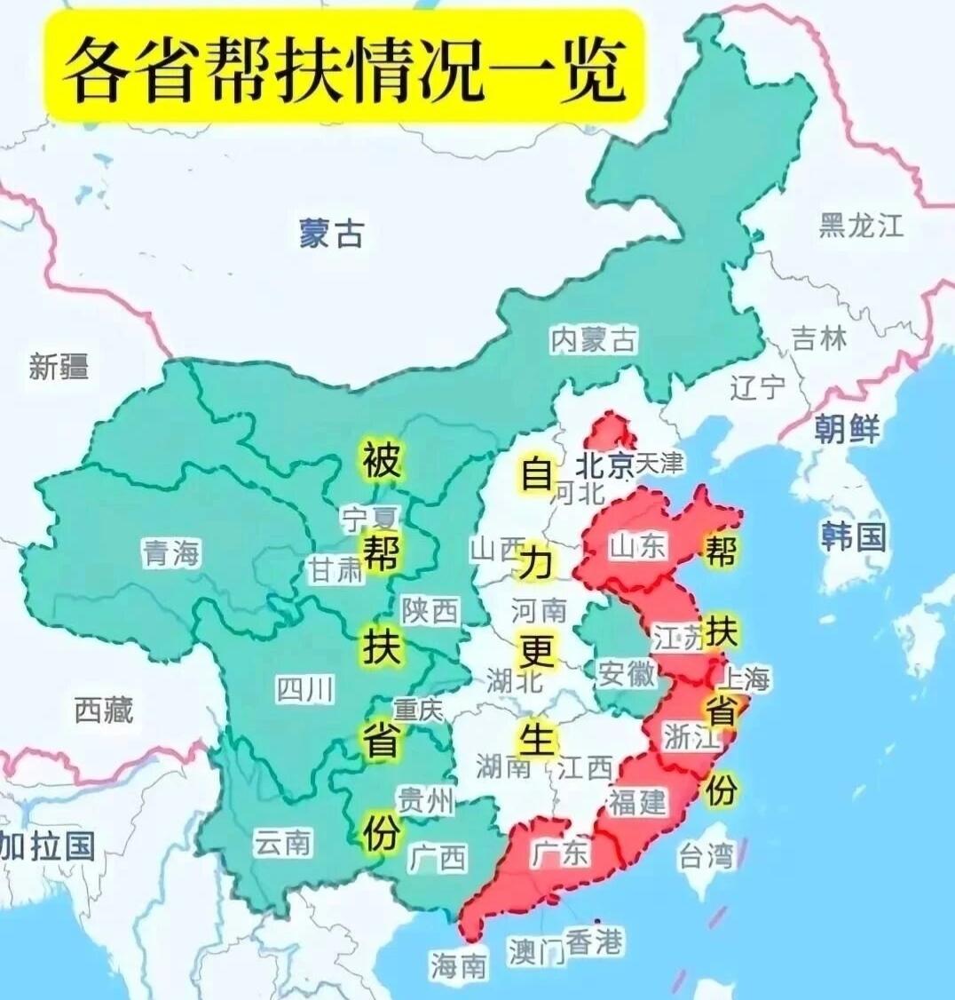 分享每天的领悟原来我们属于“自力更生”的省份啊！