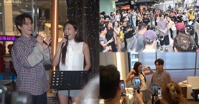 【明報即時】胡鴻鈞吳若希廣州跑宣傳 街頭Busking被包圍 急推VIP門票除了