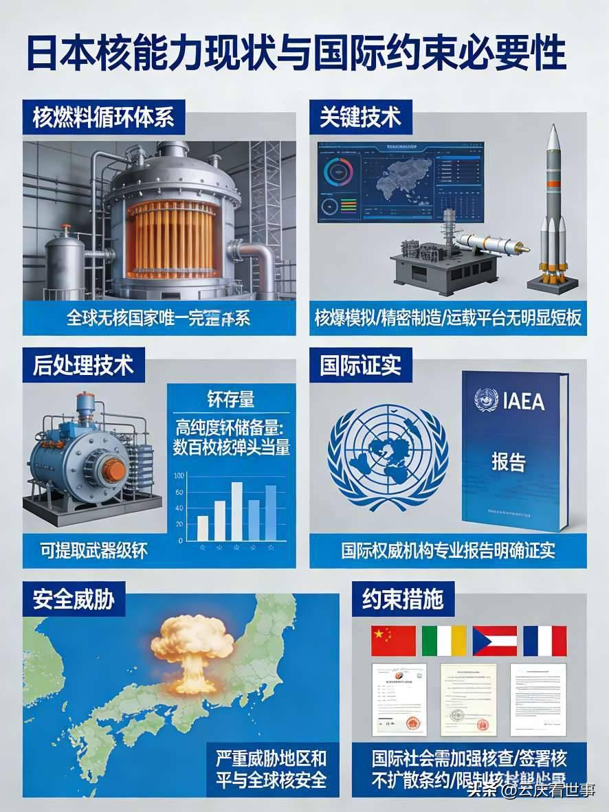 警惕！日本已具备制造核武器的物质与技术基础

这一事实绝非危言耸听，国际权威机构