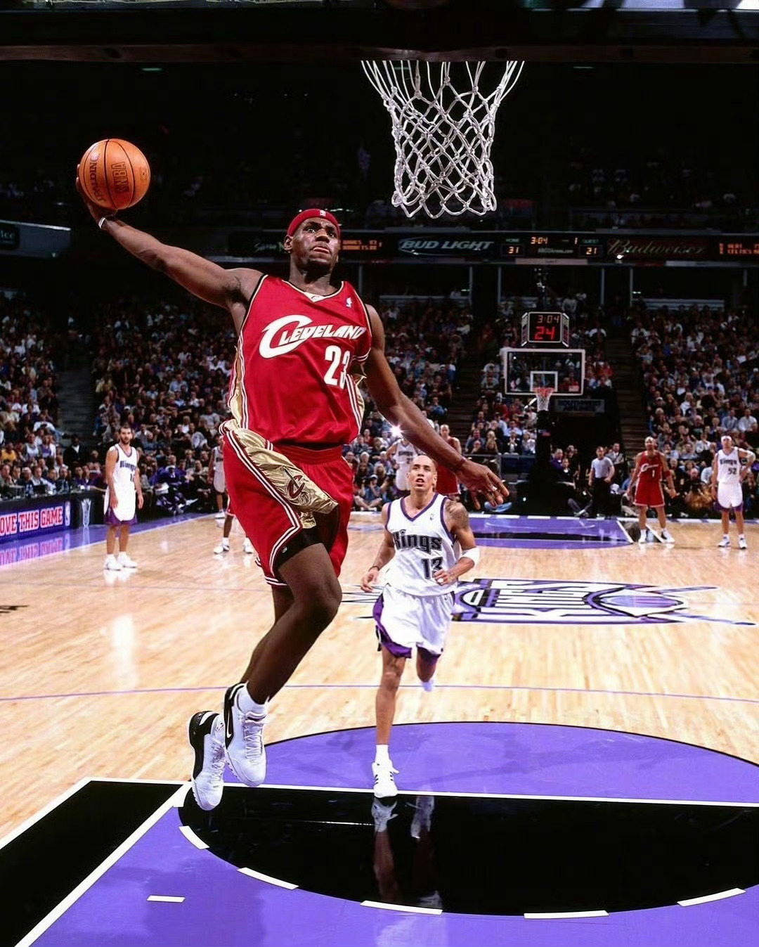 骑士詹姆斯nba 那年首秀，展翅翱翔！ ​​​