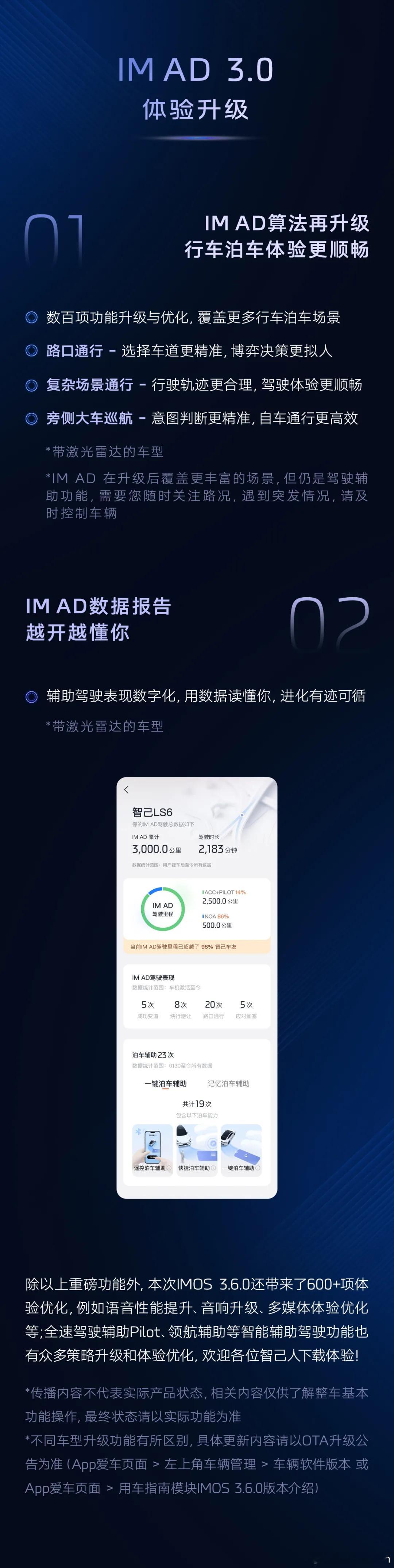 智己的OTA来了！EBM 2.0的辅助驾驶来了多向行车记录仪视角也来了，就是暂时