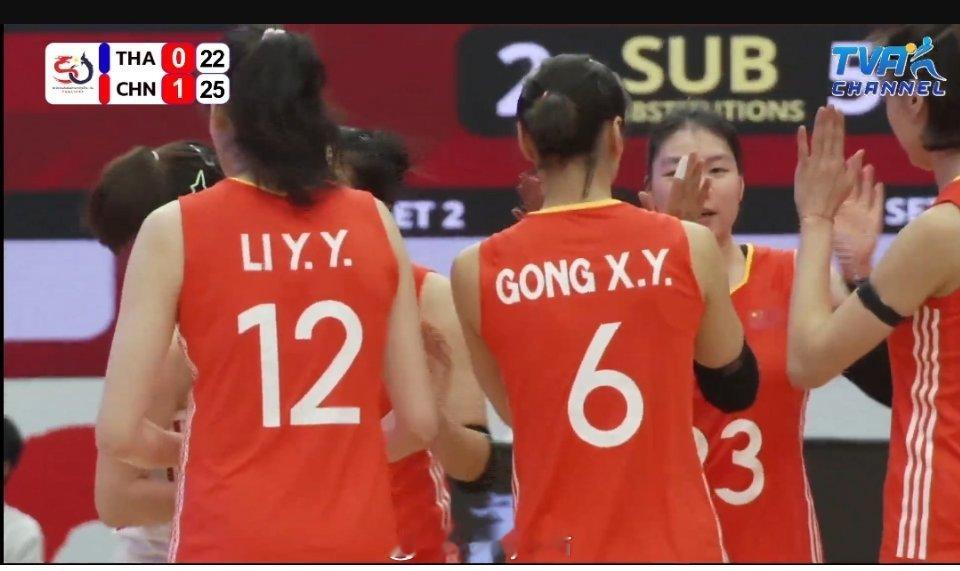 中泰友谊赛，中国女排1-0泰国女排（25-22）2025女排世锦赛排坛动态 ​​