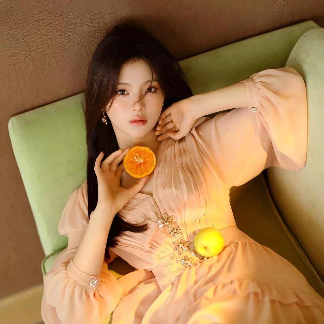 慵懒午后，清新橙香