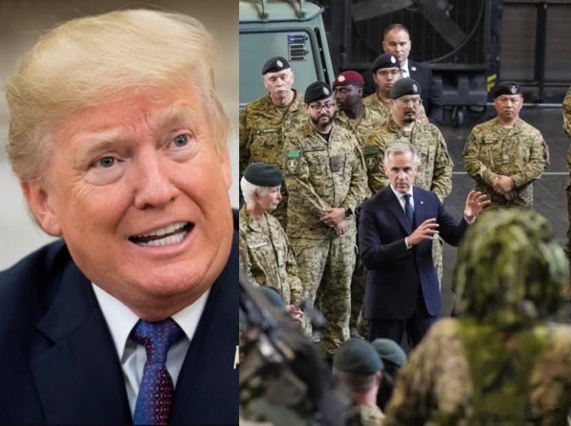 ‼️ 突发新闻：加拿大总理马克·卡尼向特朗普发出挑战，称加拿大将保卫格陵兰岛免受