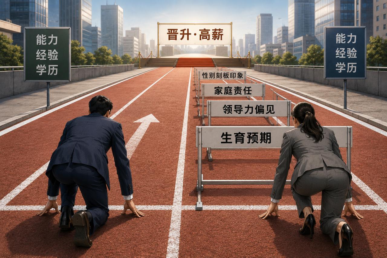 职场女性赚得少、升得慢，真的是因为能力不如男性吗？有人说：职场上女性工资低、晋升