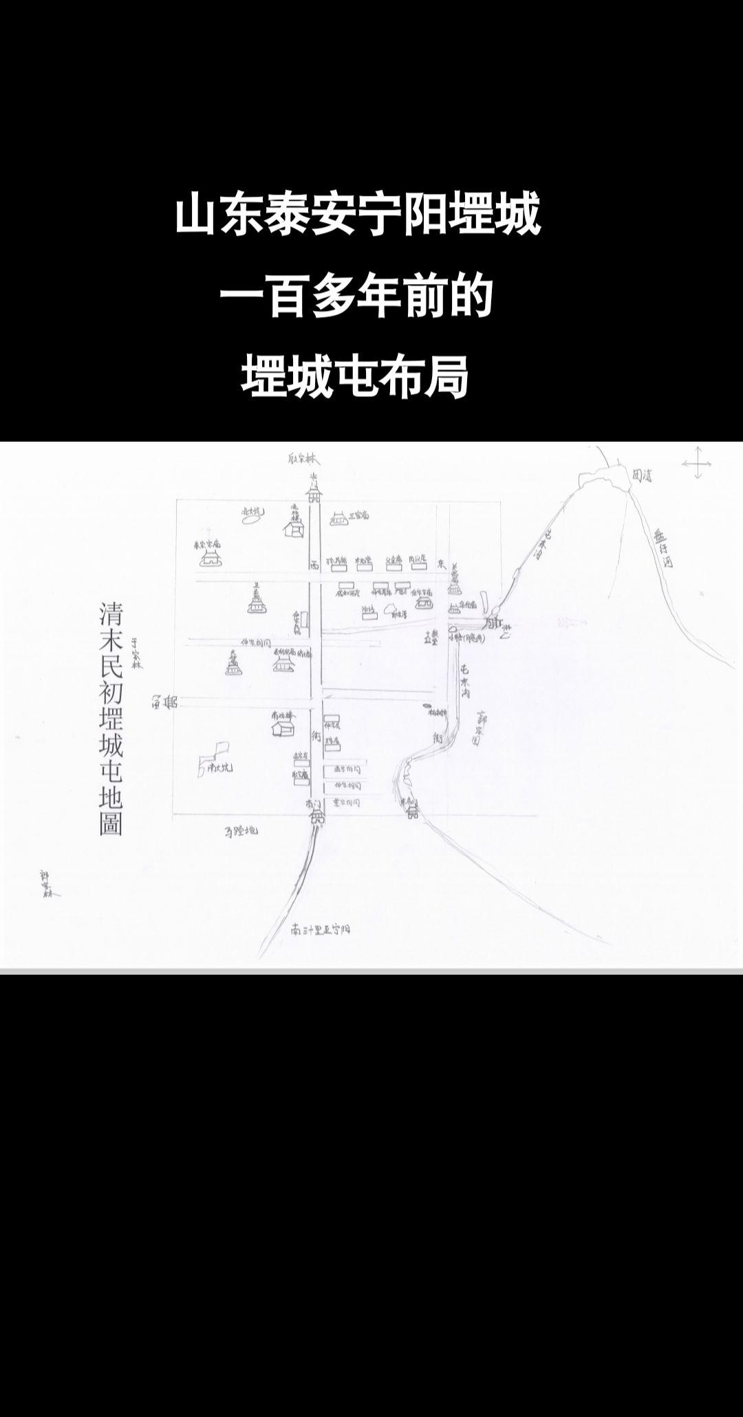 一百多年前的老家堽城屯是啥样子呢？我根据老人回忆和查阅相关资料复原了清末民初的堽