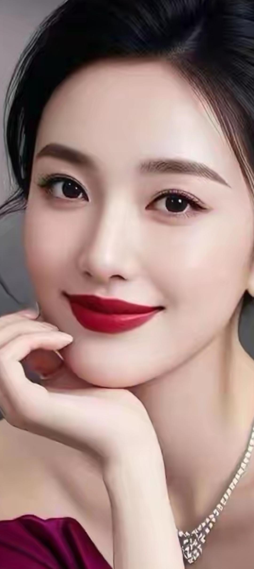 优雅红唇，闪耀珠宝，尽显迷人魅力！💄✨💎