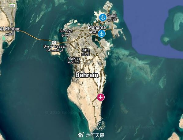 紧急消息：巴林的美国海军基地传来警报声。据称，伊朗发动的针对美军基地的导弹攻击已