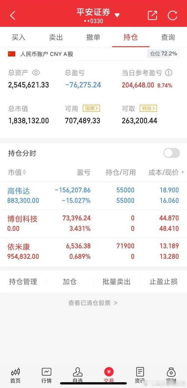 2024年龙头看准白桃的70万本金实盘炒股之旅（第75天 ） 2025年1月7日