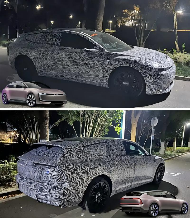Audi E路试谍照曝光  奥迪的动作还是挺快的，Audi E路试谍照曝光，这样
