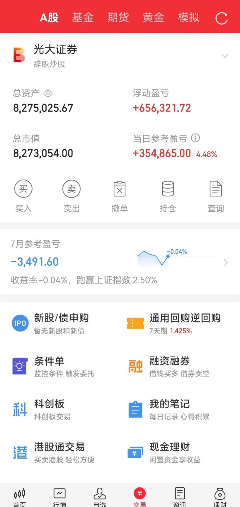 小锦鲤A股盘后来打卡啦！小锦鲤之前定下的目标800个成功拿下，希望能继续稳步前行