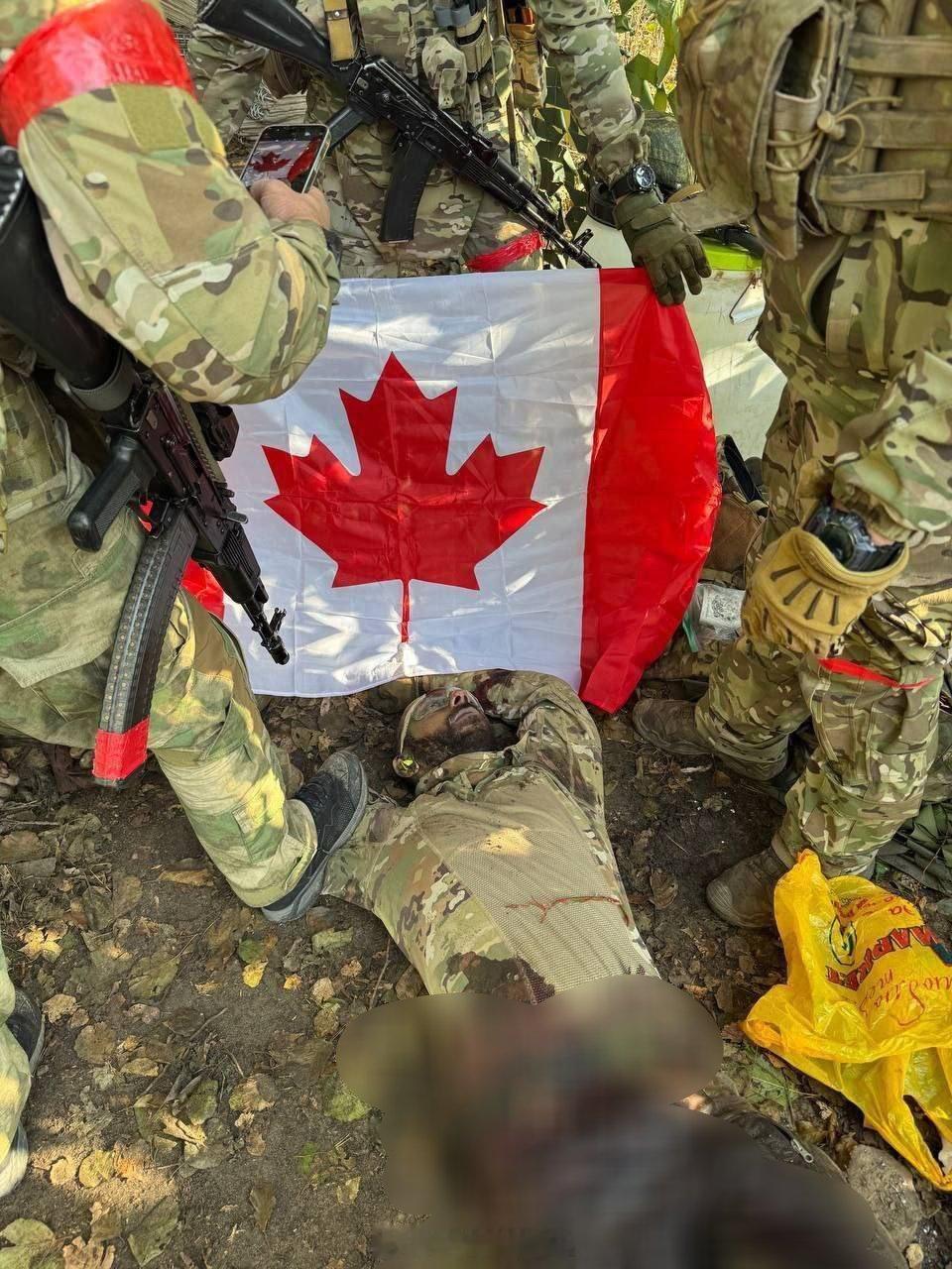 疑似是一个加拿大雇佣兵报销了。 ​​​