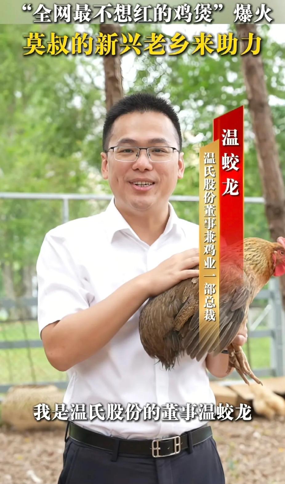 笑不活了！真的被网友们猜中了，温氏股份之前承诺向莫氏鸡煲赠送1000只鸡现在终于