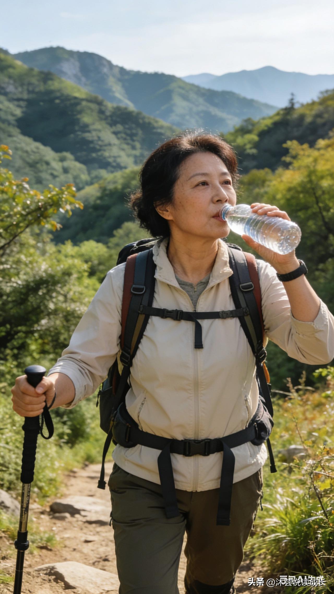 爬山偶遇一位阿姨，没有闺蜜没有朋友，却每天都很开心
前几天爬山，碰到一位六十多岁