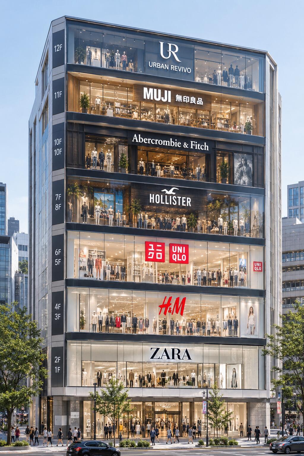 爱买衣服的人谁不想要这样的购物大厦 ​​​