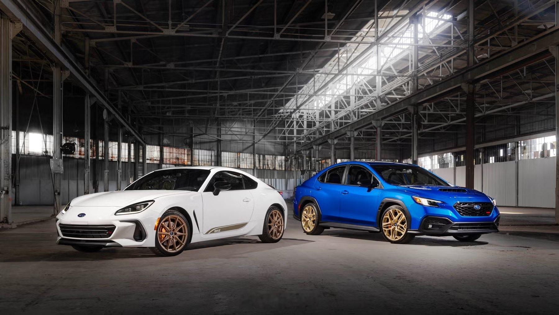 纪念版，BRZ ZC15 & WRX GD25纪念BRZ美规15周年，WRX美规