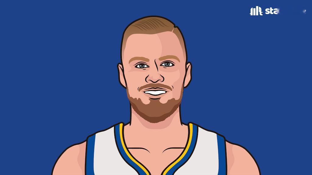 波尔津吉斯右脚踝受伤赛前训练后 没问题 今天可以出战和太阳的比赛 👍勇士vs太