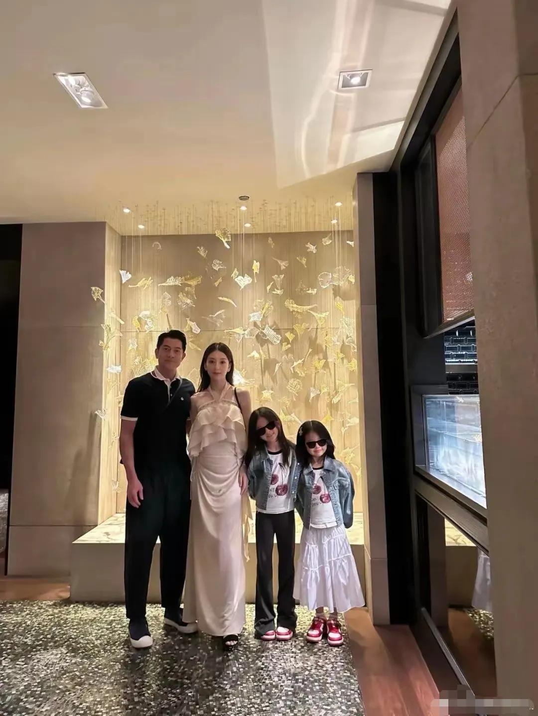 郭富城，再来个儿子，是不是就美到云端了。