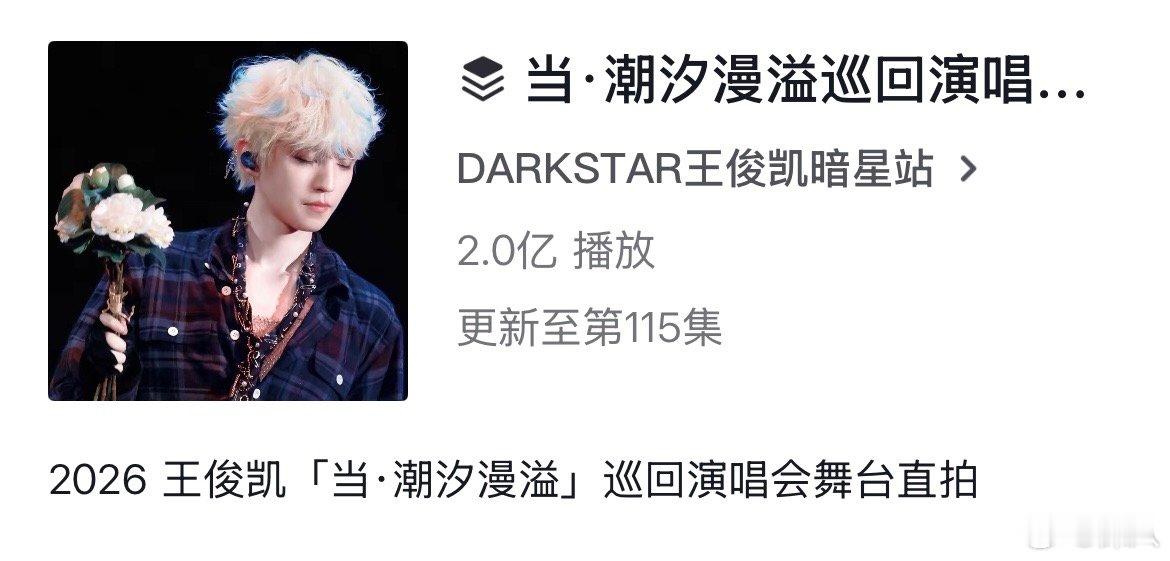 王俊凯当潮汐漫溢站姐直拍破2亿王俊凯演唱会直拍合集破2亿 牛牛的王俊凯！！牛牛的