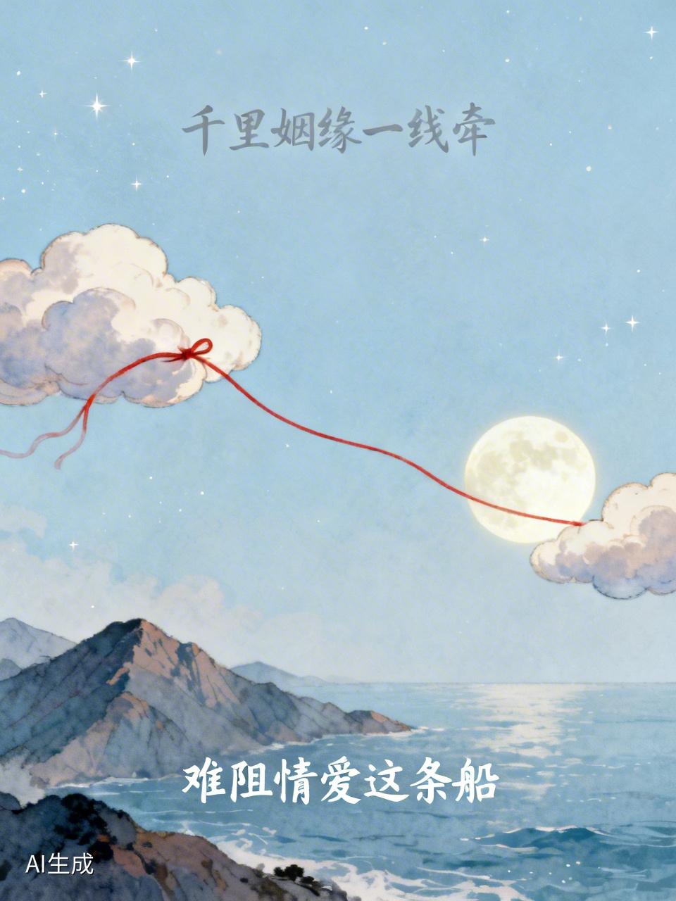 千里姻缘一线牵，岂因职业成羁绊。纵使两家隔万里，难阻情爱这条船。