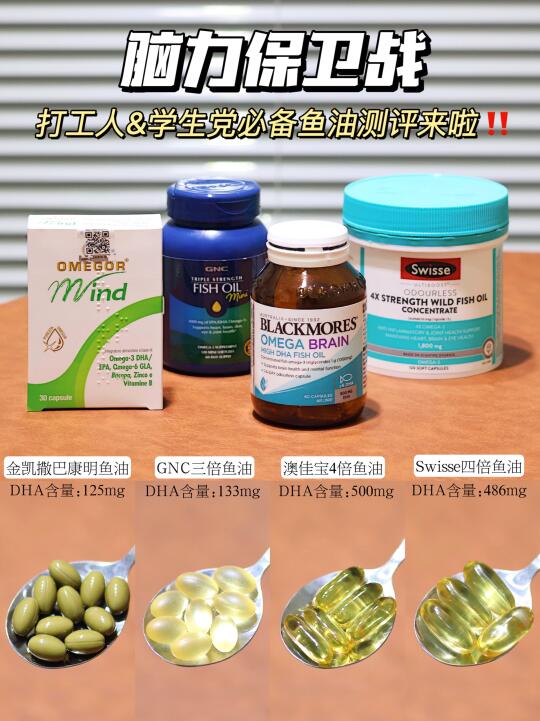 拯救脑力不足！高性价比鱼油选购终极指南！