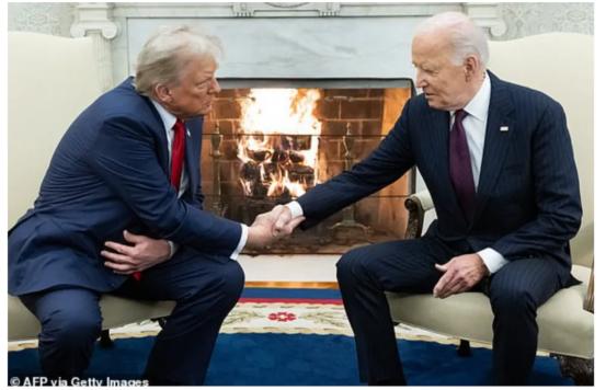 特朗普和拜登的差距。拜登的4虽然年颤颤巍巍磕磕绊绊，但国防部长、国务卿和财政部长