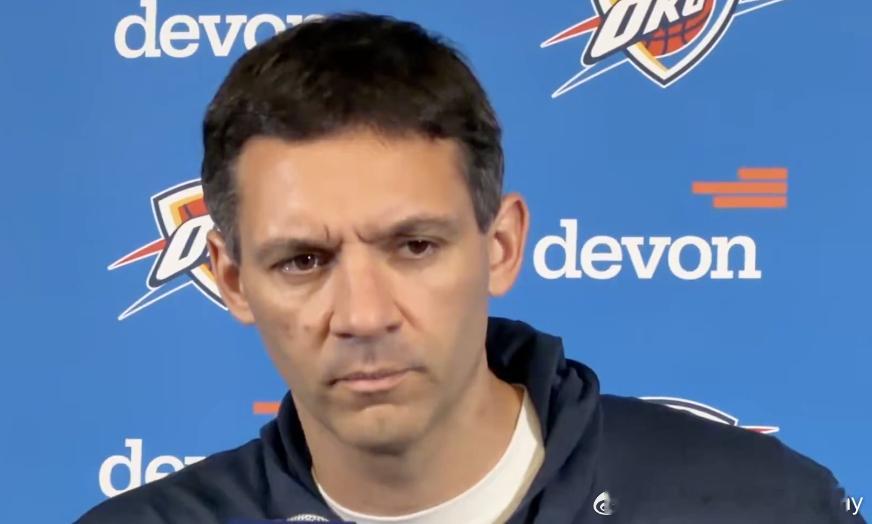 雷霆主帅：打快船就是多打转换进攻，他希望雷霆通过快速推进来主动出击，利用节奏优势