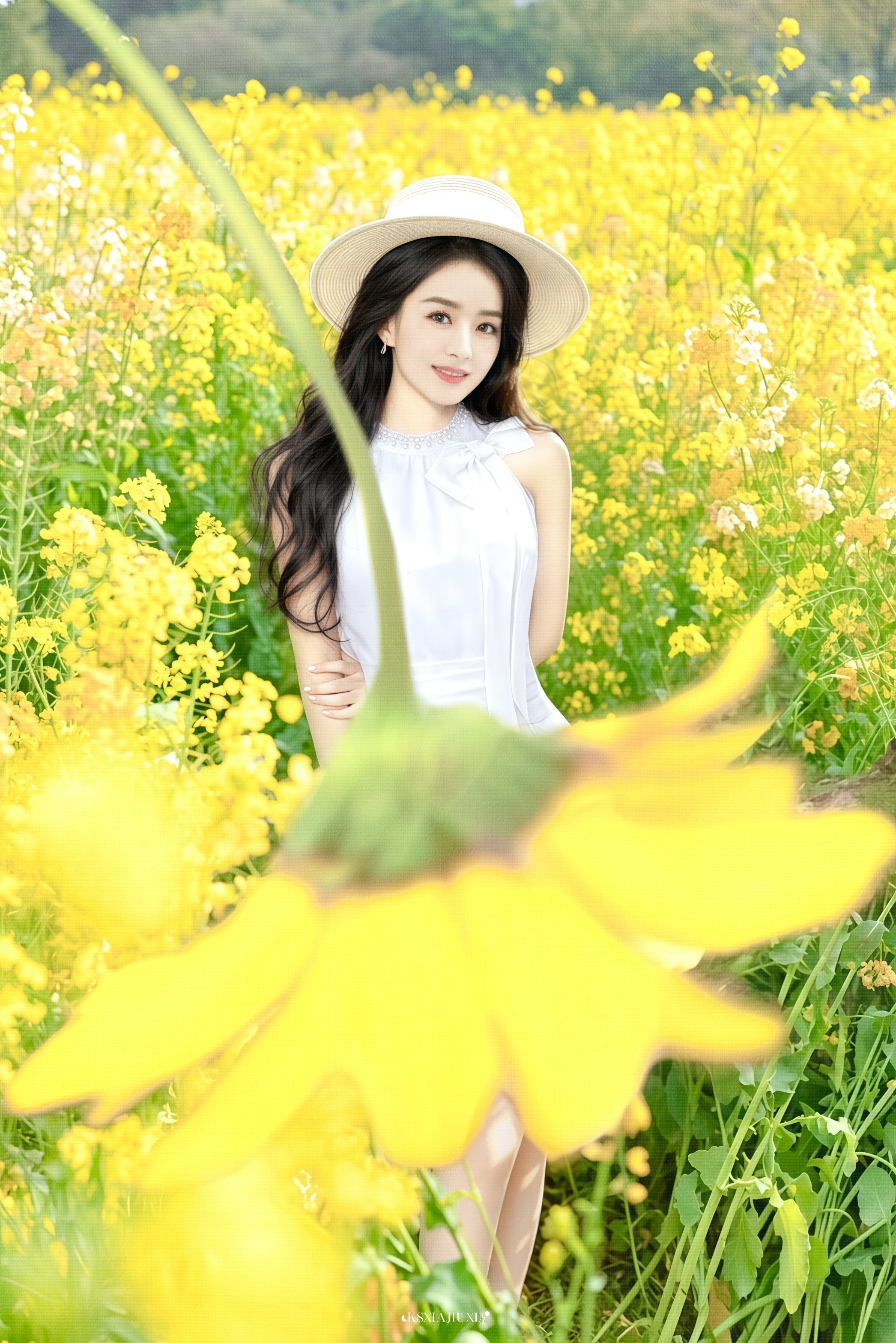 -有种春天叫油菜花开🌼 花海拍照 p图