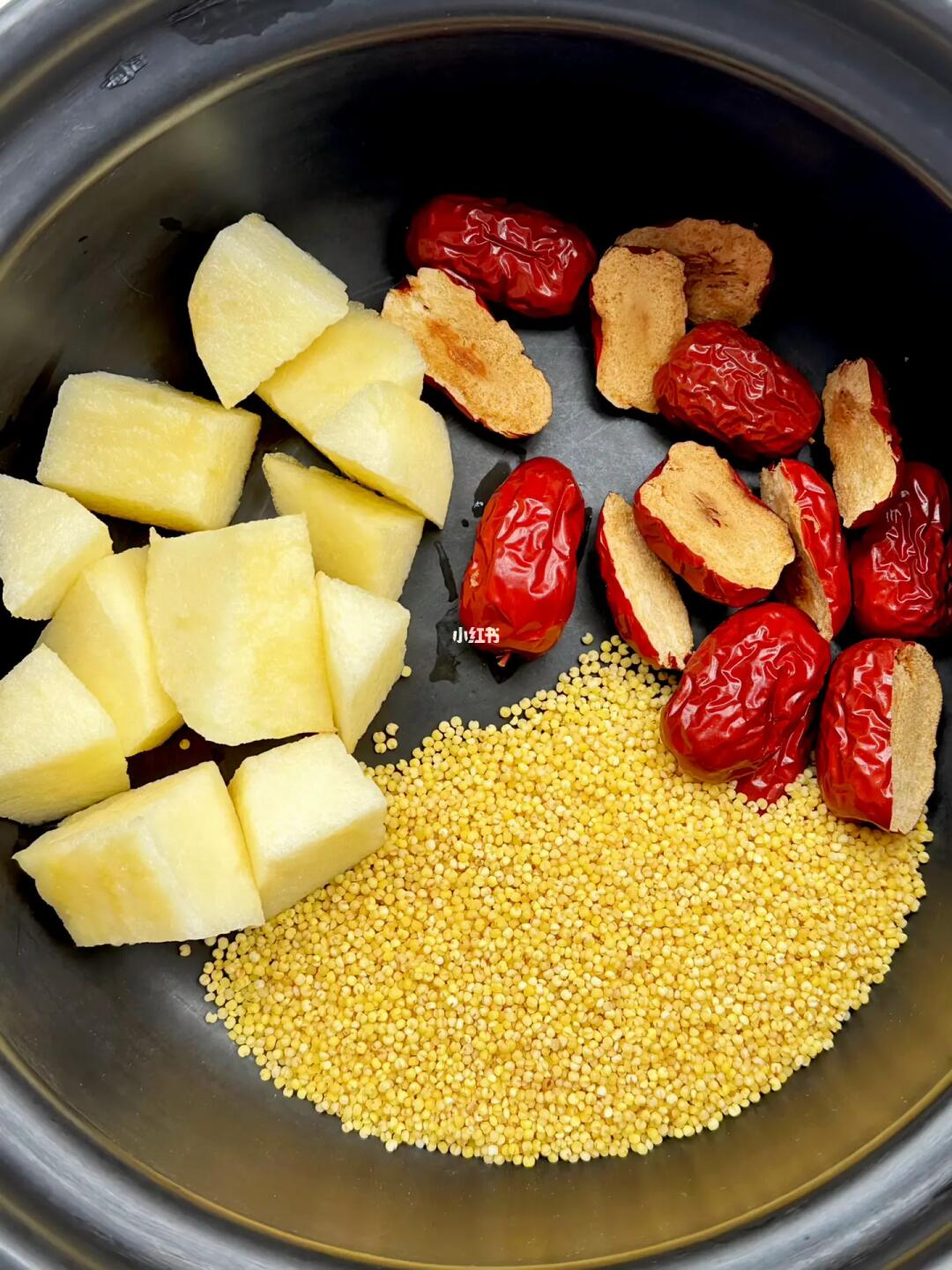 巨好喝的苹果小米粥！秋冬早起就为了这一口