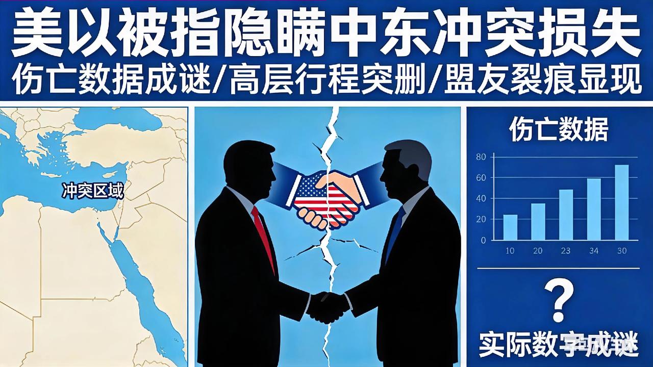 伤亡数据成谜、高层行程突删！美以被指隐瞒中东冲突损失，盟友裂痕显现
 
当地时间