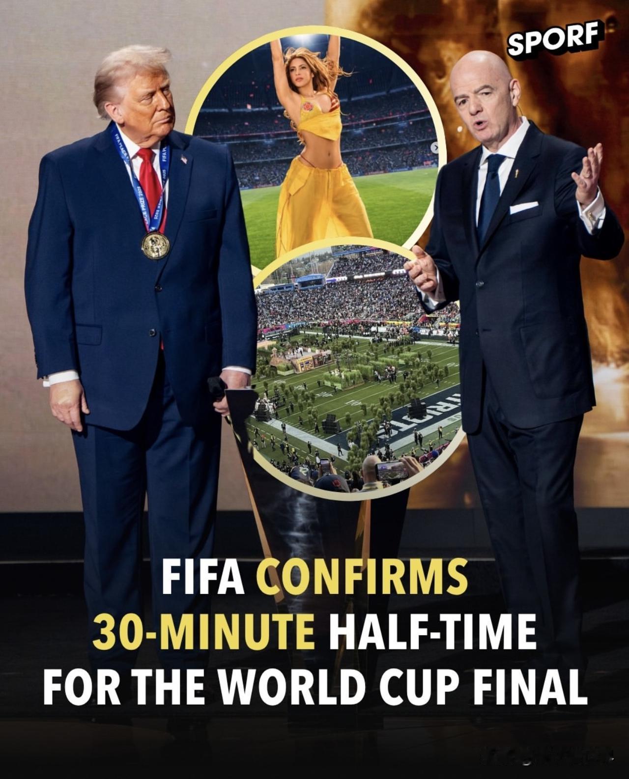FIFA is set to extend halftime to around